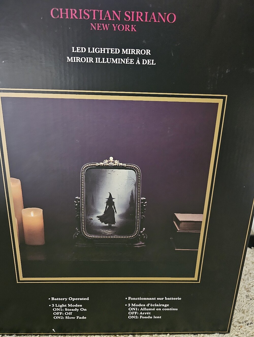 Christian Siriano Led Lighted Witch Mirror